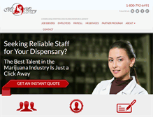 Tablet Screenshot of msmarystaffing.com